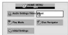 SANYO DP26671 - Video Adjust menu - 1