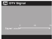 SANYO DP26671 - Checking the digital signal strength - 1