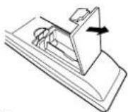 SANYO DP26671 - Inserting Batteries - 1