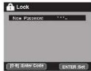 SANYO DP19241 - To register a password - 1