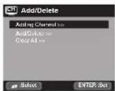 SANYO DP19241 - Adding Channel - 1