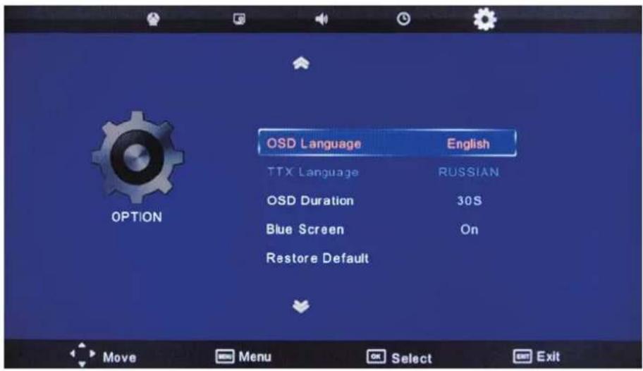 DENVER LDD-2249 - OSD Menu - 1