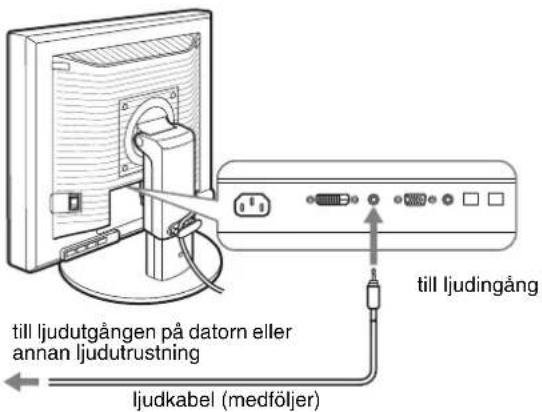 SONY SDM-S205F - Installation 4: Anslut ljudkablarna - 1