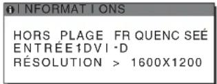 INFORMAT I ONS HORS PLA G E FR QUENC SEÉ ENTRÉE1DVI·D RÉSOLUTION > 1600X1200