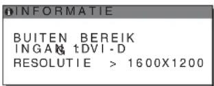 SONY SDM-S205F - Als "RESOLUTIE > 1600 × 1200" wordt weergegeven - 1