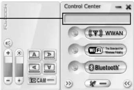 Control Center WWAN WiFi The Standard for Wireless Fidelity Bluetooth