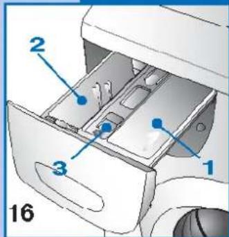 Diagram of a device interior with numbered components, likely for assembly or cleaning instructions