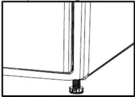 BEKO DCU 740030 - Voetjes verstellen - 1