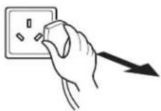 Technika T50DM - Unplug the power cord - 1