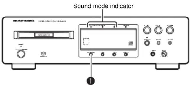 Sound mode indicator 1