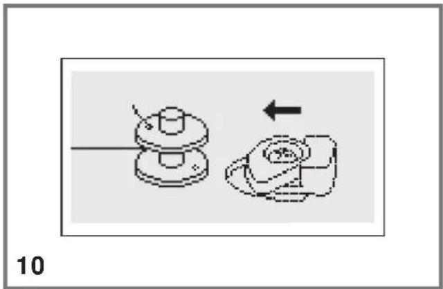 BABY LOCK Serenade BLSN - WINDING AND INSERTING THE BOBBIN - 6
