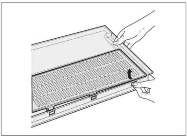 GAGGENAU RC 242 - Removing the humidity filter - 1