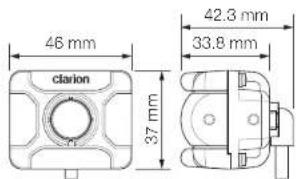 46 mm clarion 37 mm 42.3 mm 33.8 mm