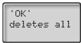 'OK' deletes all