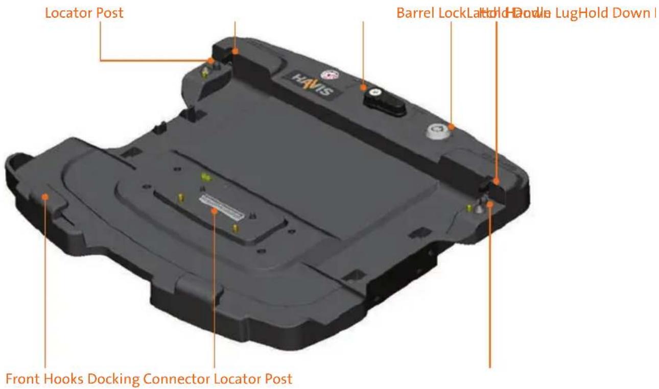 Locator Post Barrel LockLak Hold Down Lug Hold Down L HAVIS Front Hooks Docking Connector Locator Post