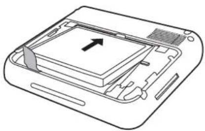 HP iPAQ 316 - Step 2: Install the battery and replace the battery cover - 1