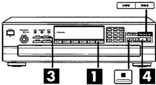 Diagram of a portable electronic device with labeled ports and control panel, showing ports 1, 3, and 4 with connection indicators.