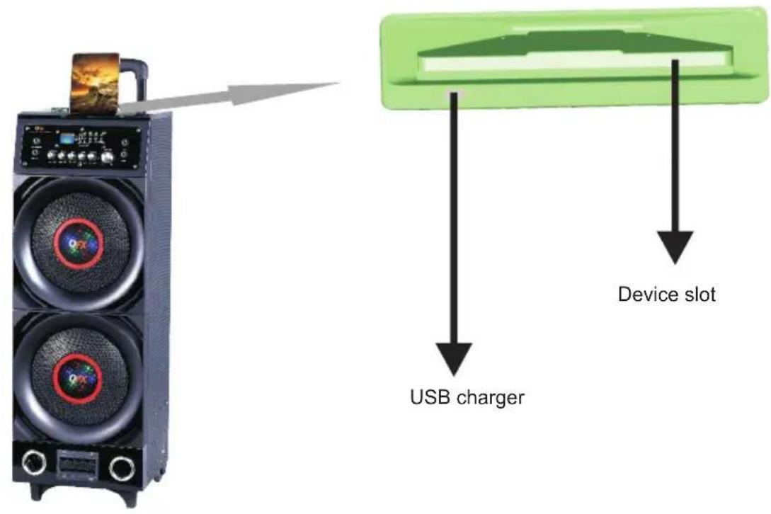 Device slot USB charger