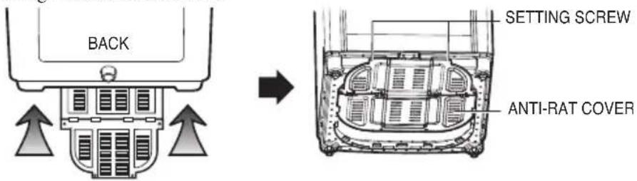 BACK SETTING SCREW ANTI-RAT COVER