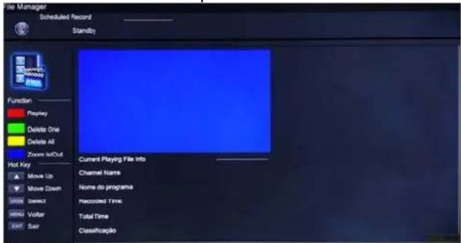 NEVIR NVR-7406-32HD-B - PVR Settings - 2