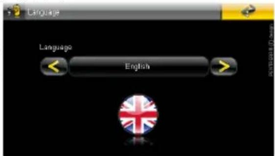 Pentagram Nomad Evo 5.0 P 9450 - System Settings (Ustawienia systemowe) / Language (Język) - 1
