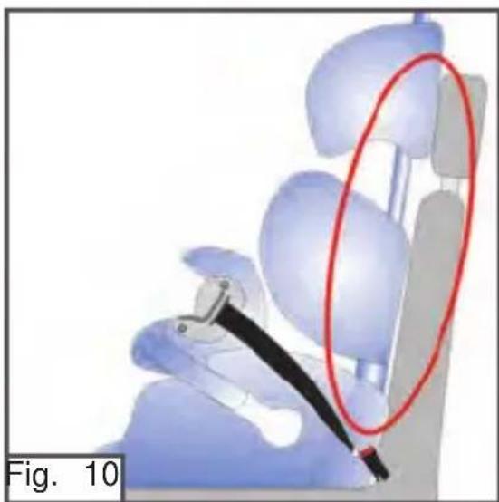 Medical procedure image showing a hand holding a device with a red circle highlighting a specific area (no text or symbols present)