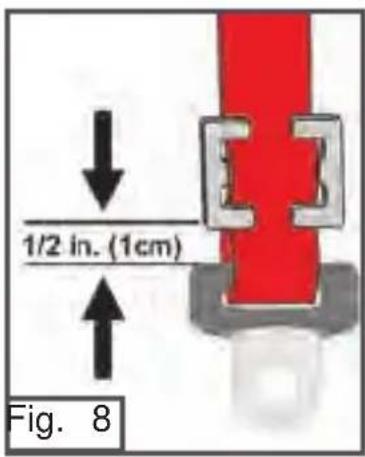 1/2 in. (1cm) Fig. 8