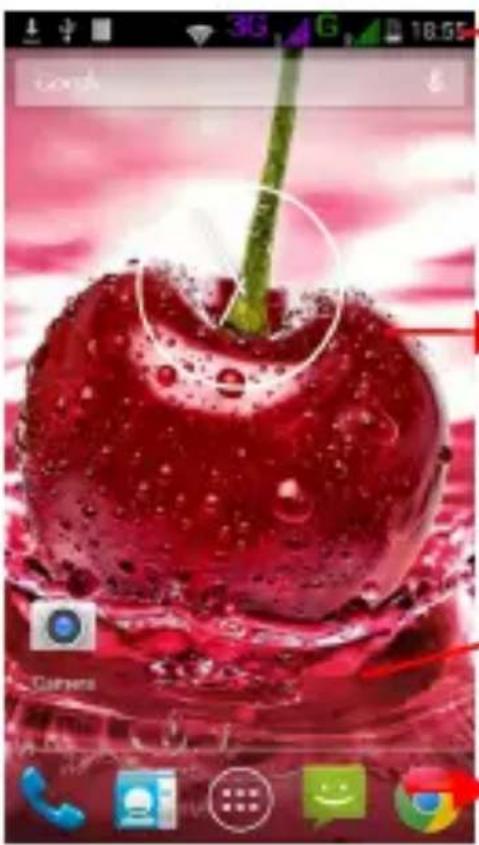 LAVA Iris X1 - - THE HOME SCREEN - 1