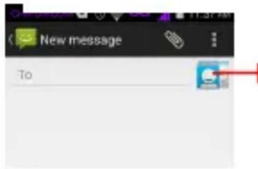 New message To
