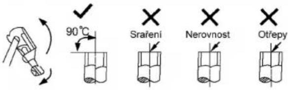 90°C Srafeni Nerovnost Otfepy