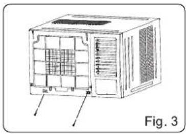 Technical line drawing of a computer chassis with ventilation grilles and ventilation ducts (no text or symbols)