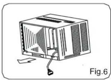 Line drawing of a computer case with ventilation slots and a handle, labeled Fig.6 (no text or symbols on the diagram itself)