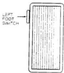 LEFT FOOT SWITCH