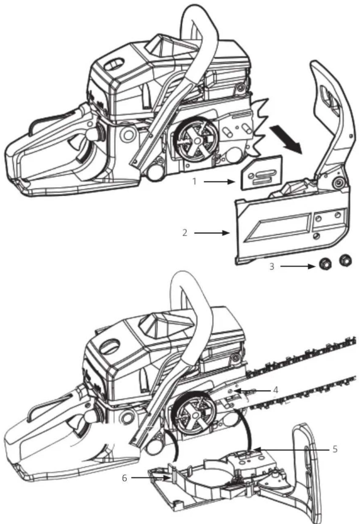 Meec Tools 721-341 - MONTERA SVÄRD OCH SÅGKEDJA - 1