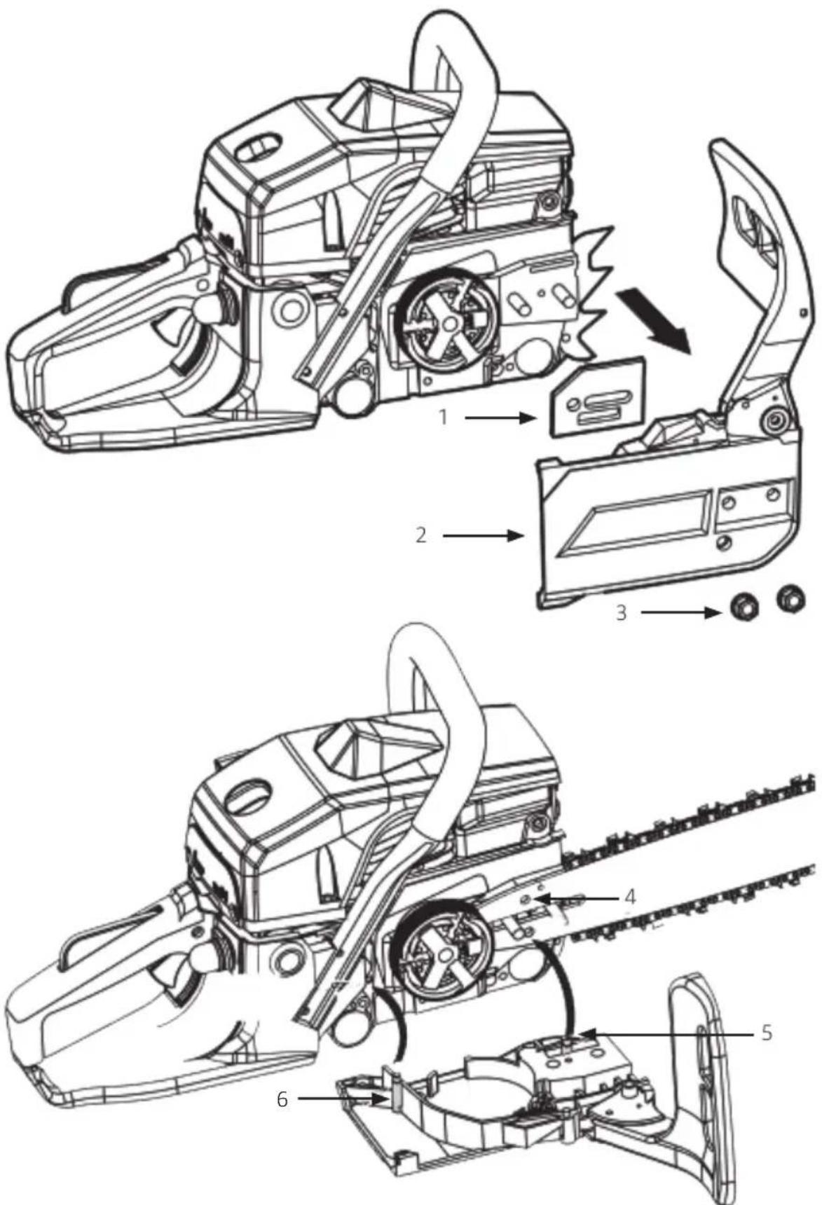 Meec Tools 721-341 - MONTERE SVERD OG SAGKJEDE - 1