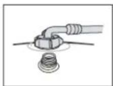 Heinner HWM-M7012HA - INSTALAREA FURTUNULUI DE ADMISIE - 1