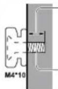 SANYO XT-32S7100F - Wall-hanging bracket - 2