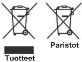 Tuotteet Paristot