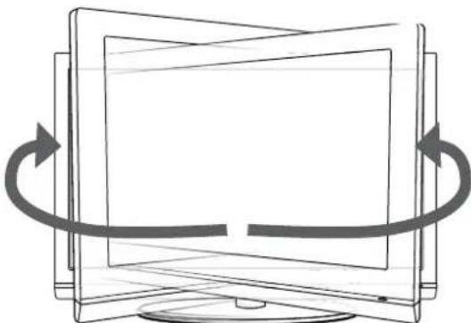 Dynex DX-PDP42-09 - Using the swivel base - 1