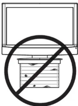Diagram showing a computer monitor with a prohibition symbol crossed out, indicating no prohibition of a device or system.