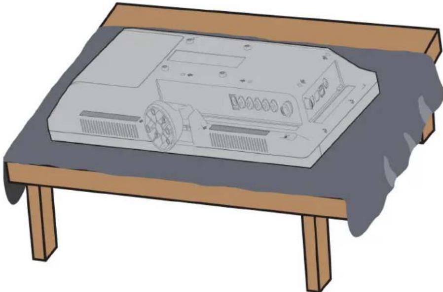 Dynex DX-19E310NA15 - Installing the stand - 1