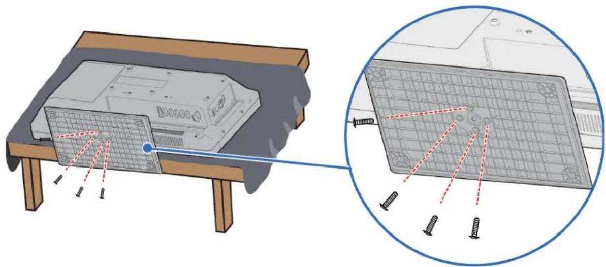 Dynex DX-19E310NA15 - Installing the stand - 2