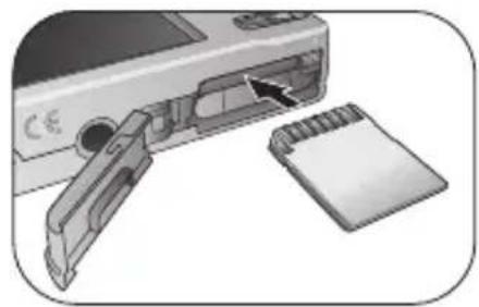 BENQ AE200 - To install an SD card: - 1