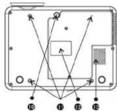 Diagram of a device interior with labeled components and directional arrows indicating flow or movement.