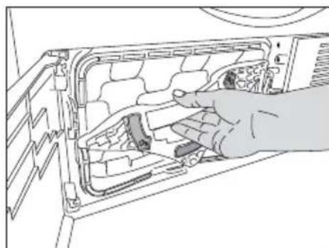Defy DPY 8504 CGM - Cleaning the filter drawer - 2