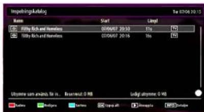 Inspekingskatalog Name Start Clingl 02/06/07 20:10 15s Fatty Bits and Numbers 02/06/07 20:15 15s Udymre sim #### ## in... Reservet: 0 MB Lodlj utymsse: 0 MB