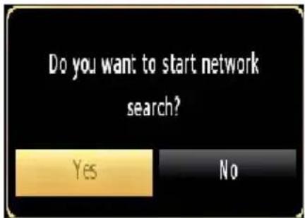 Do you want: to start network search? Yes No
