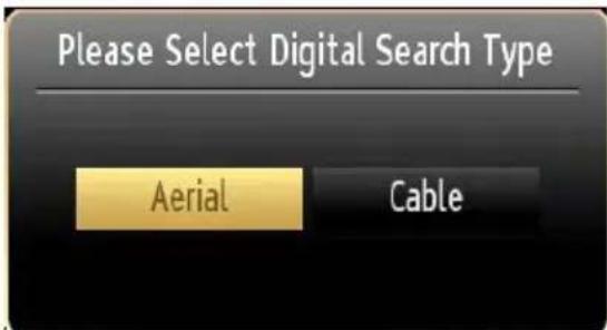 Please Select Digital Search Type Aerial Cable