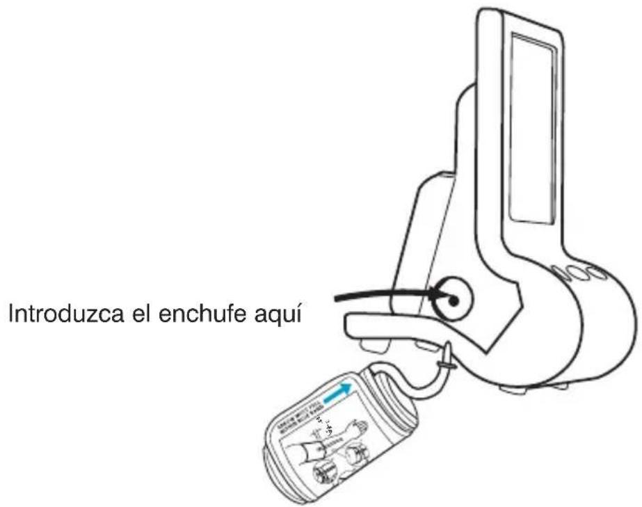 Introduzca el enchufe aquí