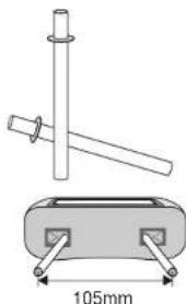 BOSS Headrest Widescreen - How to use the accessory tubes - 1
